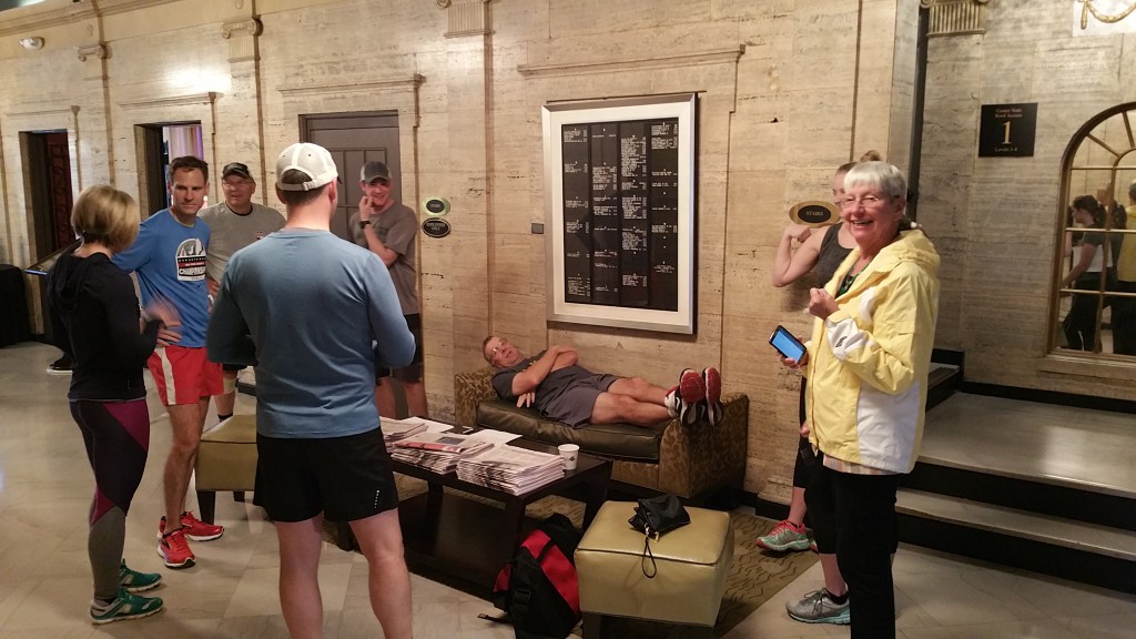 Don't wind up on your backside, like Den, shown here.